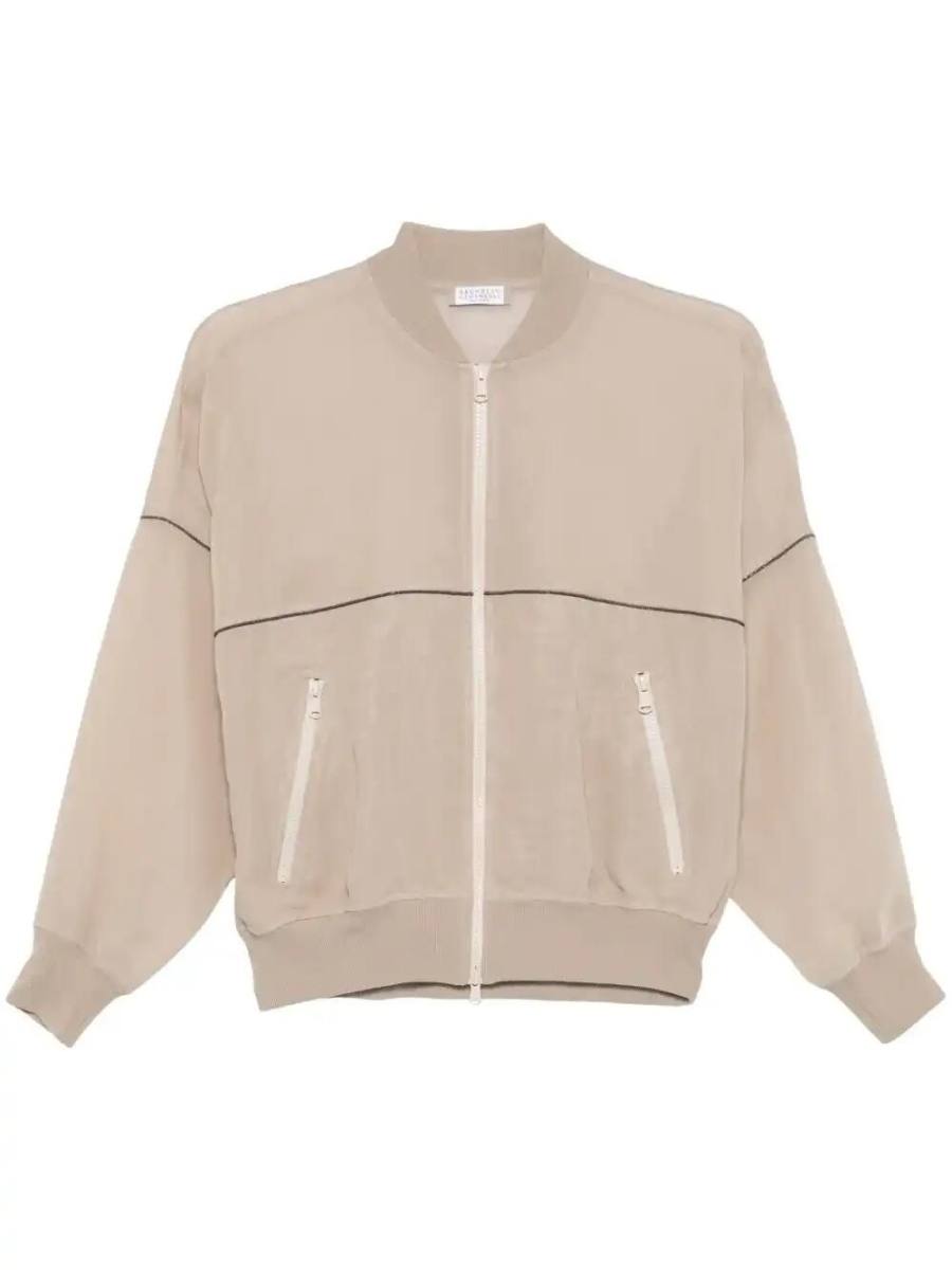 organza bomber jacket