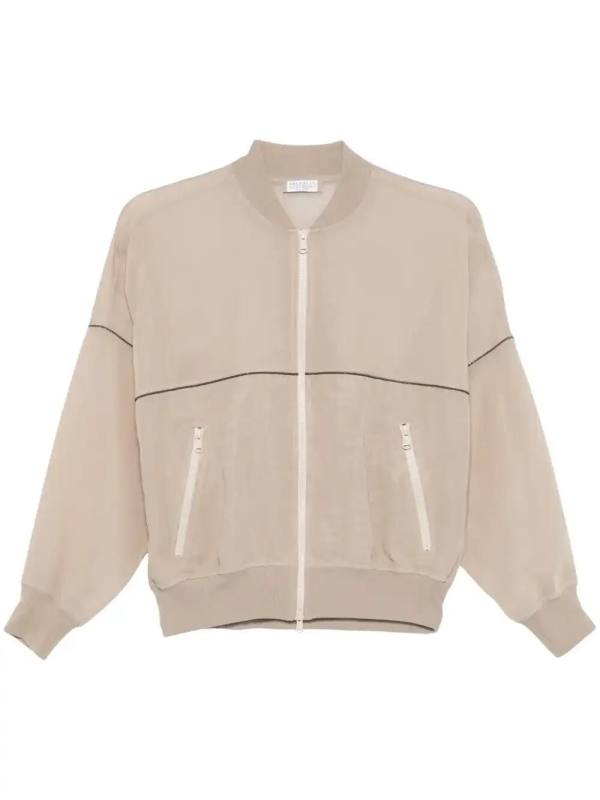 organza bomber jacket