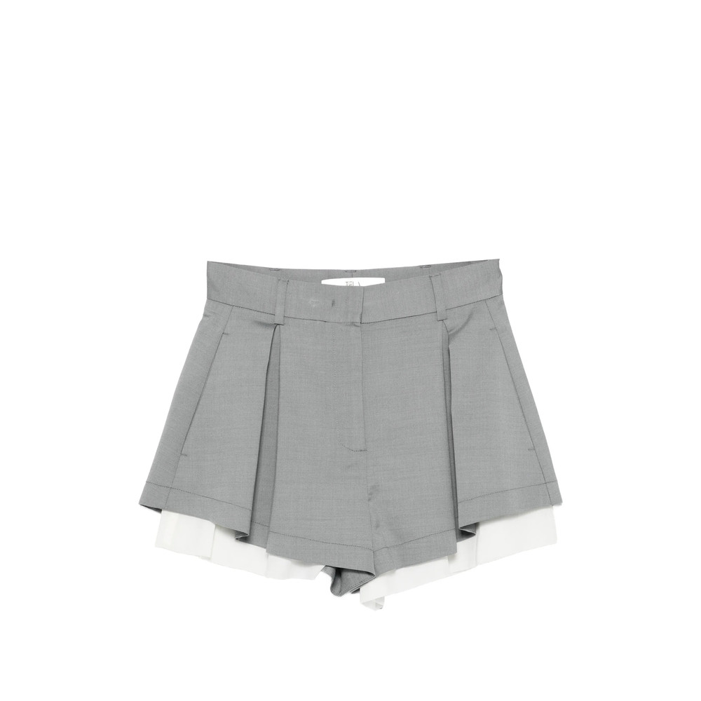 Tela Pleated Layered Shorts