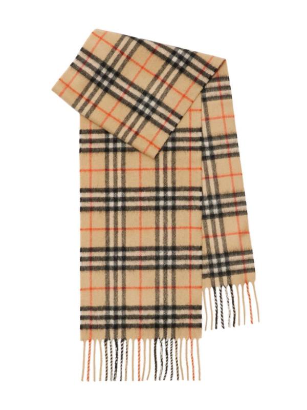 Vintage Check cashmere scarf