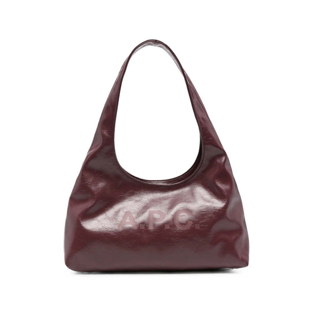 A. p.c. Logo-print Patent-finish Tote Bag