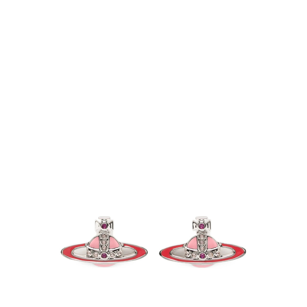 Vivienne Westwood Small Neo Bas Relief Orb Crystal-embellished Earrings