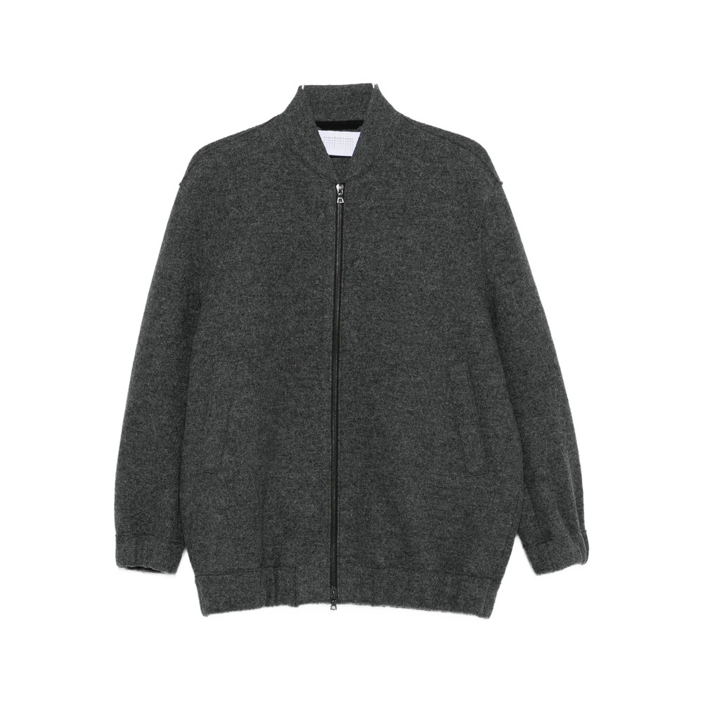 Harris Wharf London Zip-front Bomber Jacket