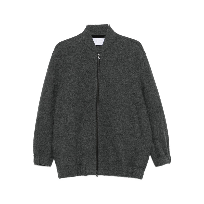Harris Wharf London Zip-front Bomber Jacket