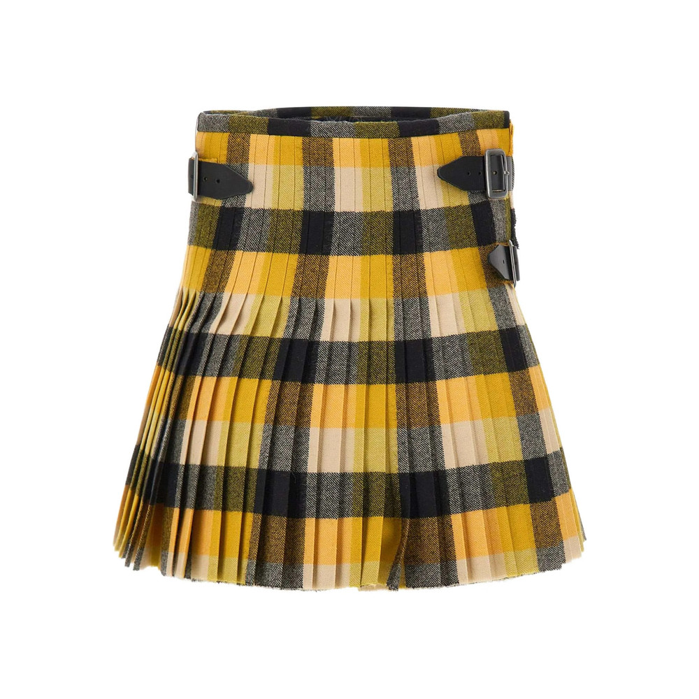 Vivienne Westwood Pleated Buckle Mini Skirt