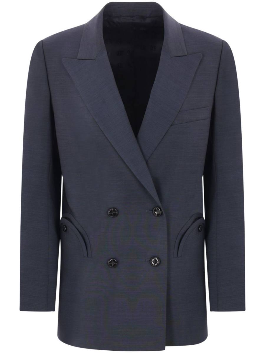 double-breasted blazer