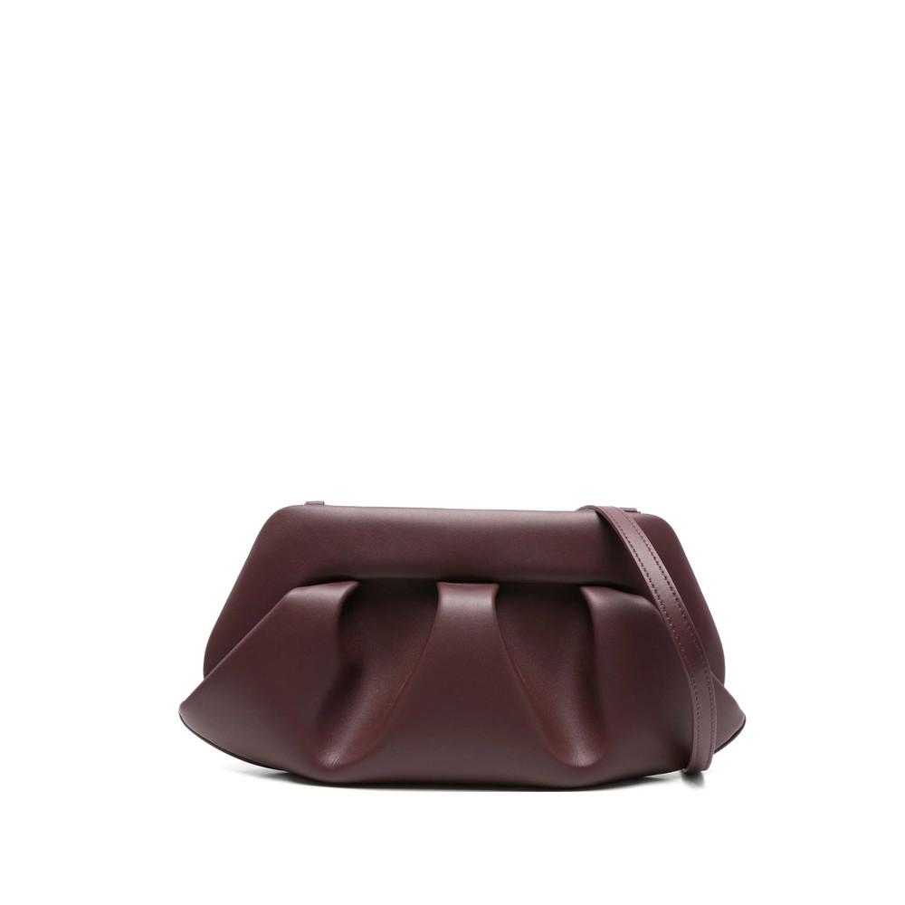 The-moirè Pleated Clutch Bag