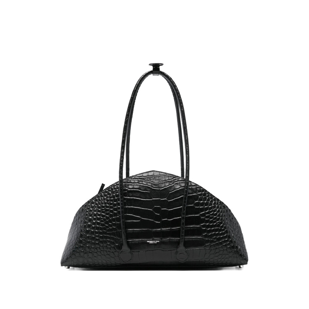Federico Cina Crocodile-effect Tote Bag