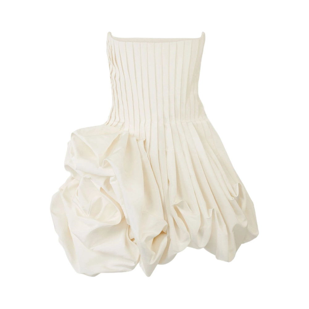 Carolina Herrera Pleated Mini Dress