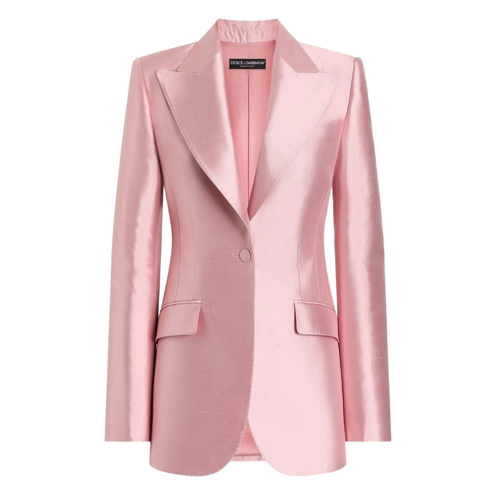 Dolce & Gabbana Satin Tailored Blazer