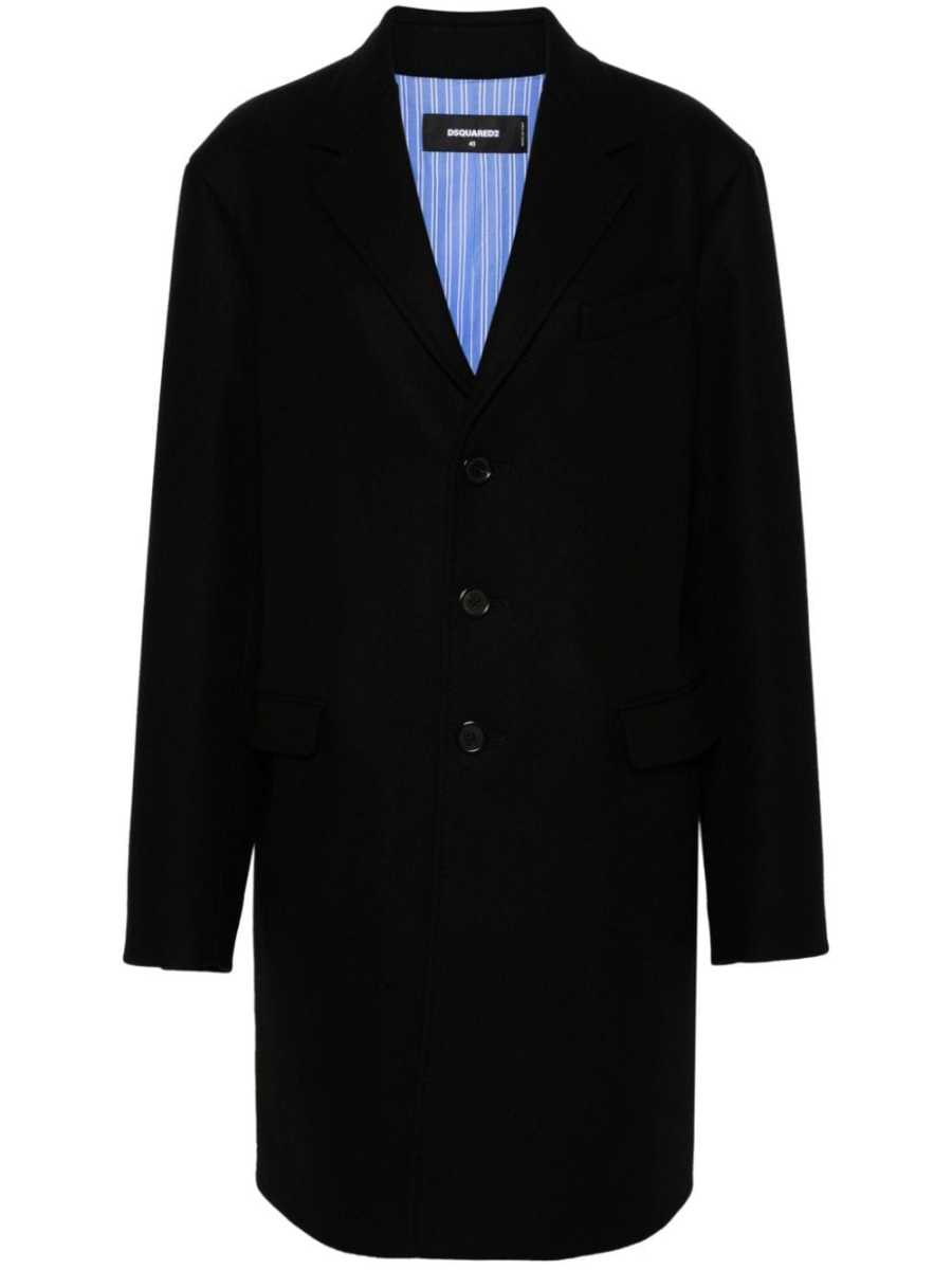 single-breasted coat