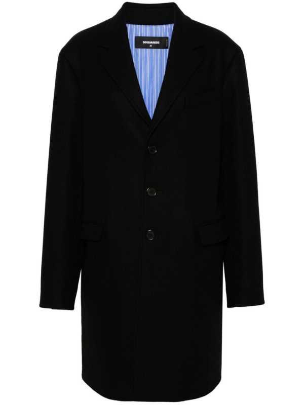 single-breasted coat