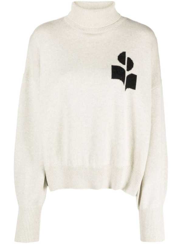 Nash logo-intarsia sweater
