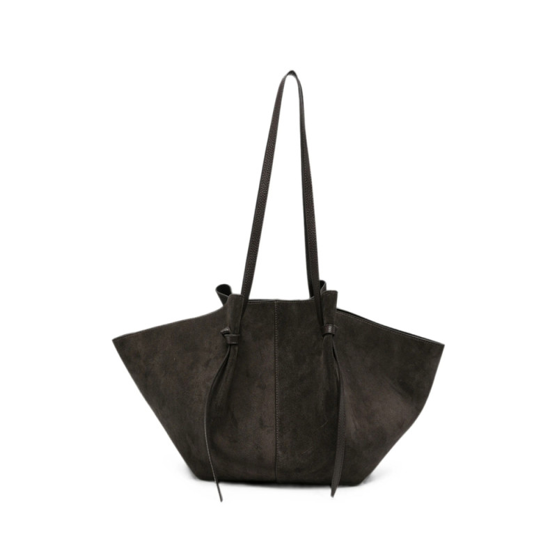 Yuzefi Large Mochi Suede Shoulder Bag