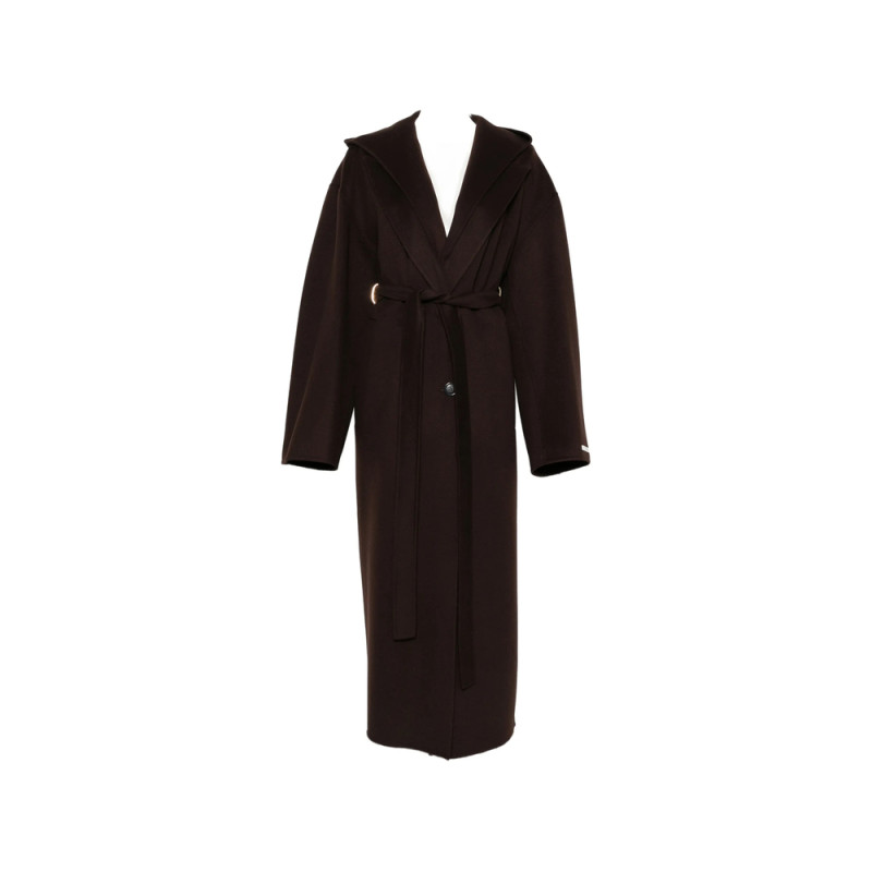 Sportmax Hooded Belted Coat