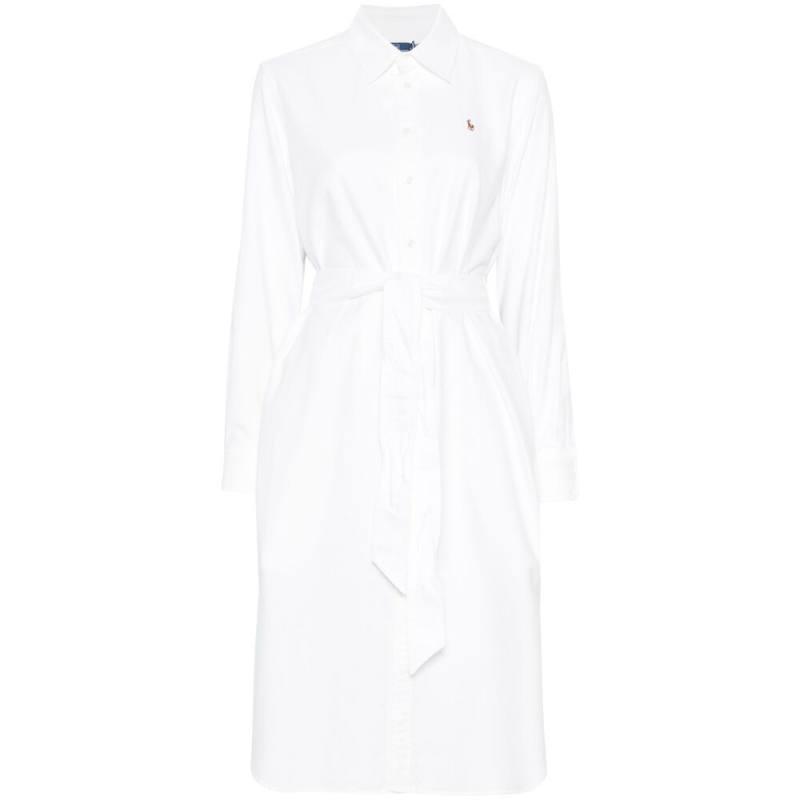 Ralph Lauren Polo Pony-embroidered Midi Dress