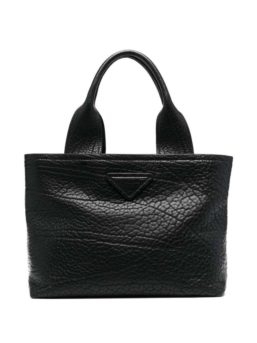 logo patch tote bag