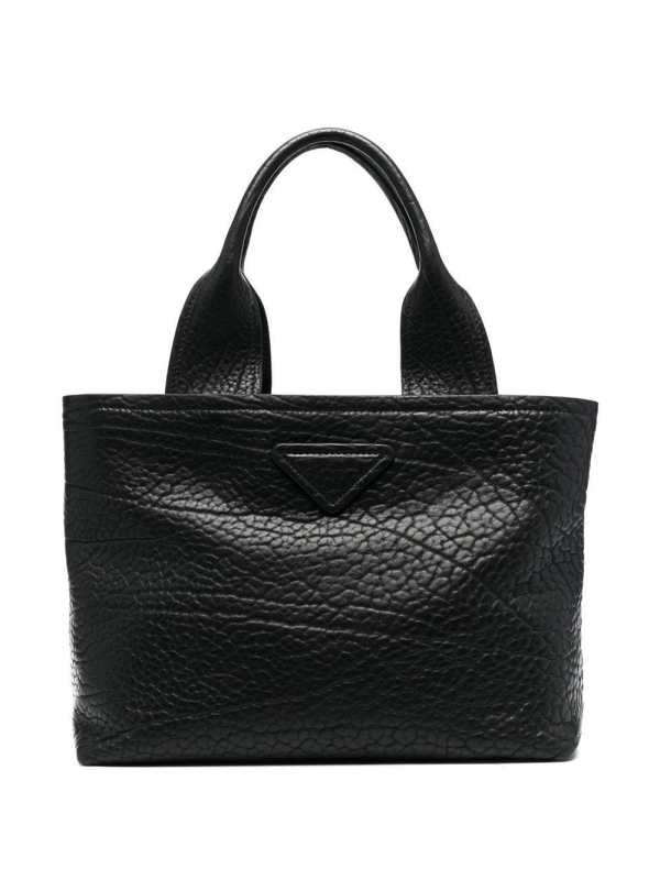 logo patch tote bag