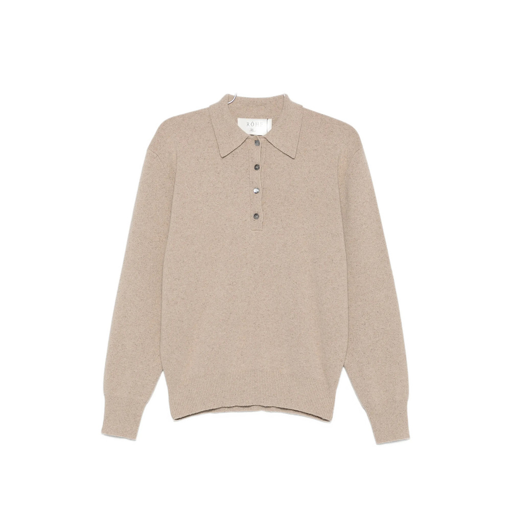 Rohe Button-fastening Polo-collar Sweater