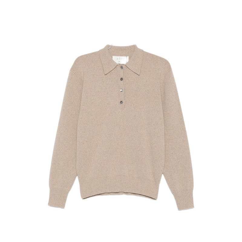 Rohe Button-fastening Polo-collar Sweater