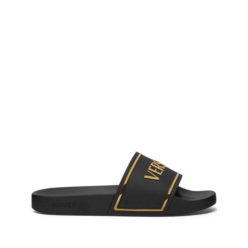 Versace Logo-print Slides