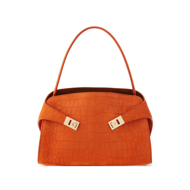 Ferragamo Hug Soft Shoulder Bag (M)