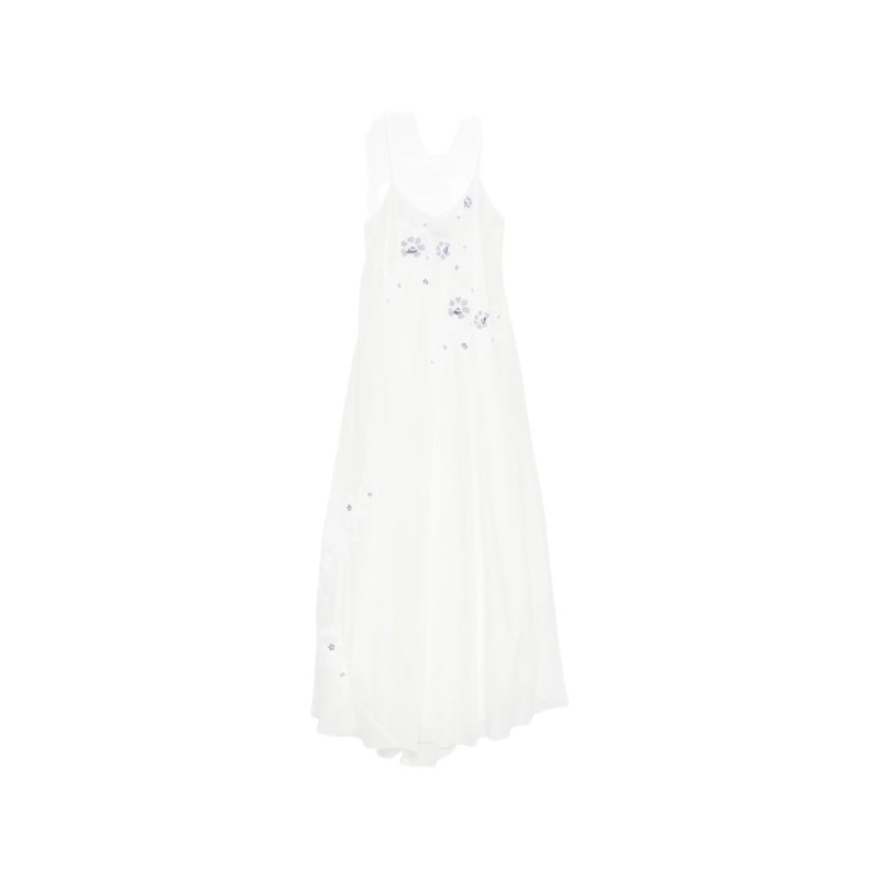 Ermanno Scervino Embroidered Slip Maxi Dress