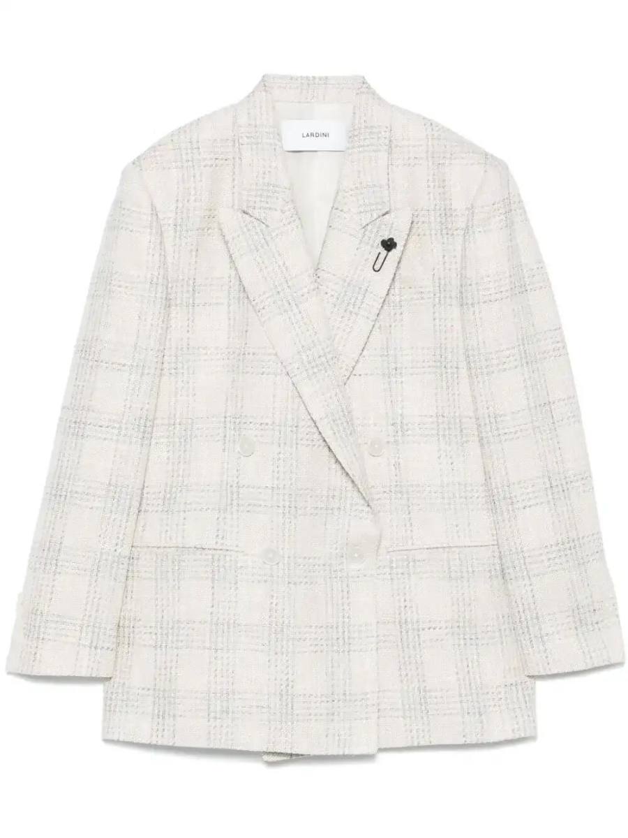 checked blazer