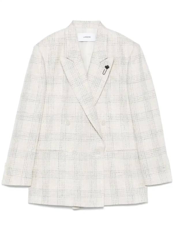 checked blazer