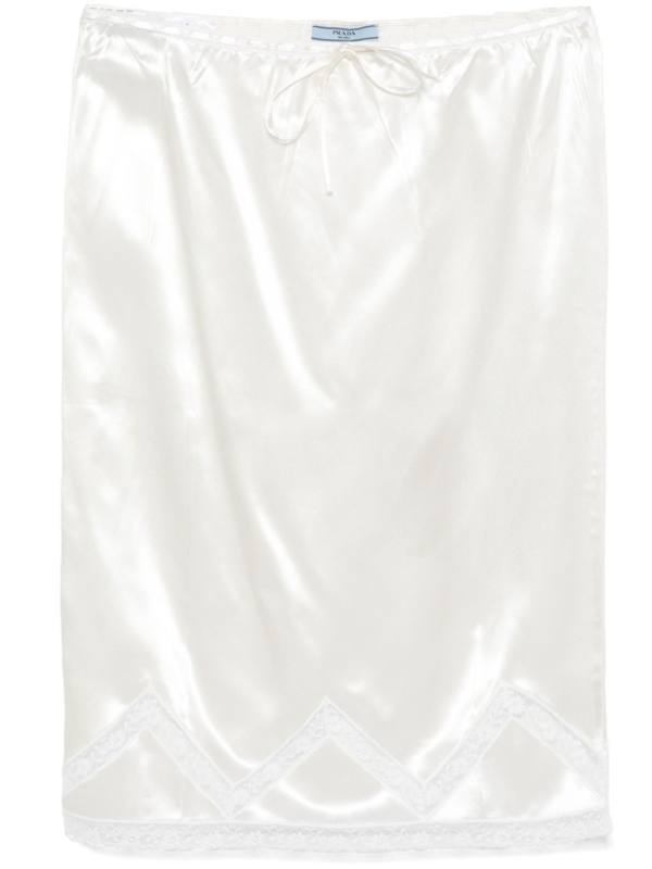 satin midi skirt