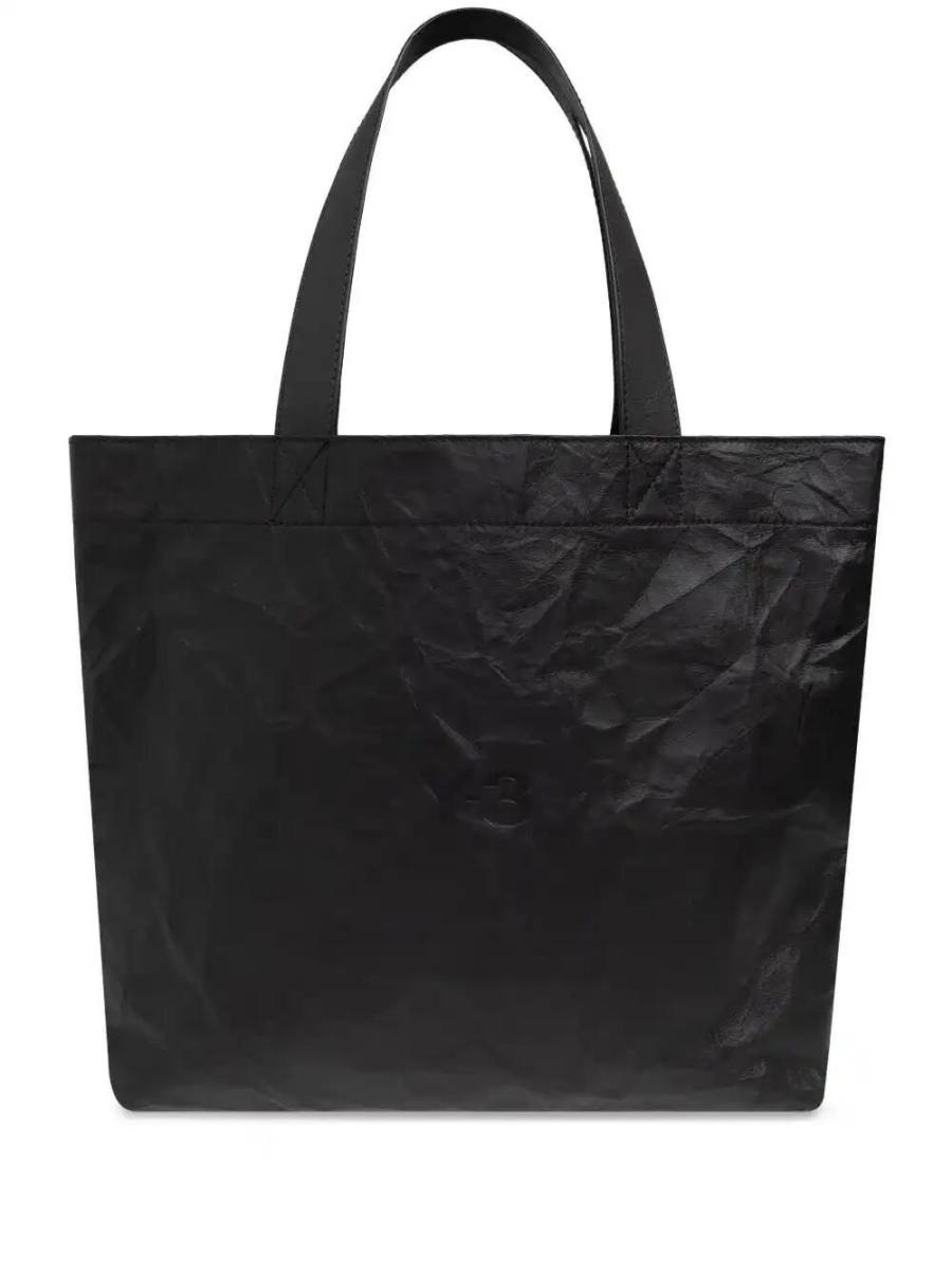 logo-debossed tote bag