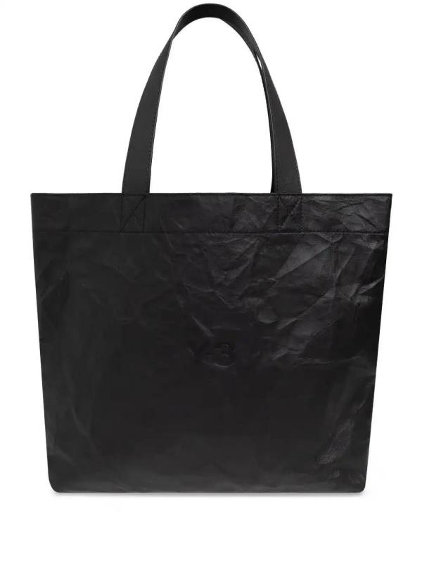 logo-debossed tote bag