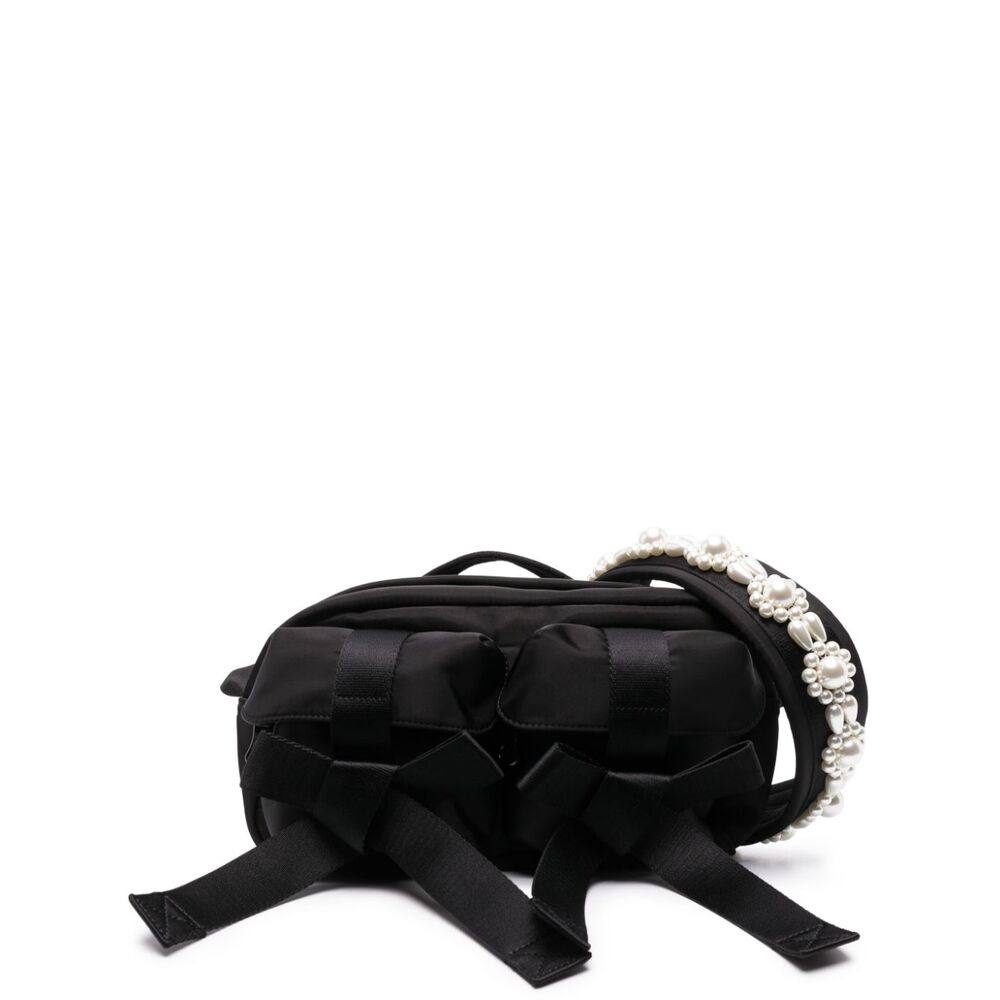 Simone Rocha Faux-pearl Bow Crossbody Bag