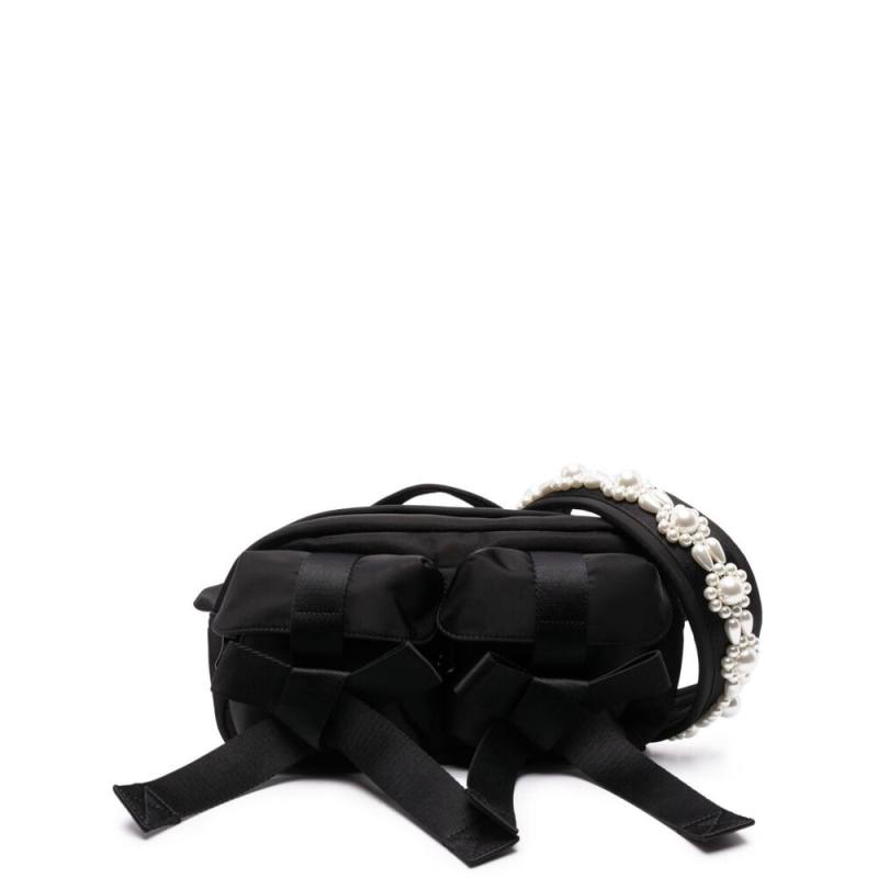 Simone Rocha Faux-pearl Bow Crossbody Bag