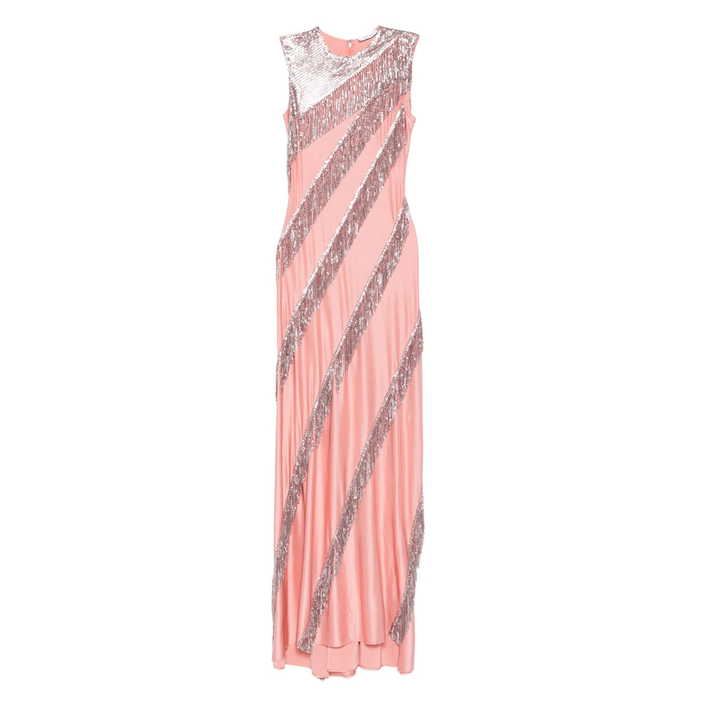 Rabanne Sequin-fringe Maxi Dress