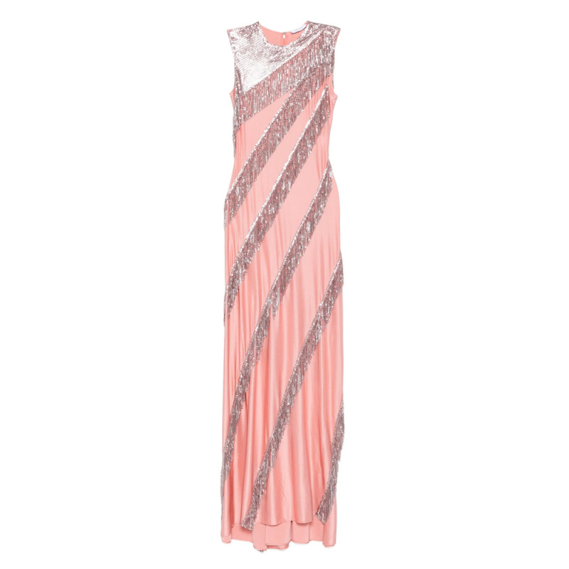 Rabanne Sequin-fringe Maxi Dress