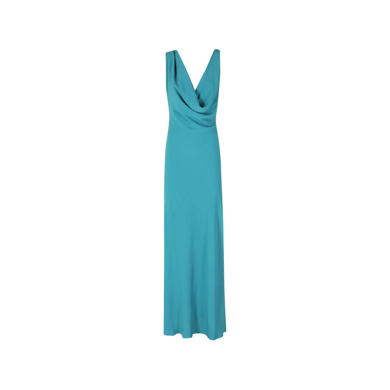 The Andamane Draped Tie-fastening Dress