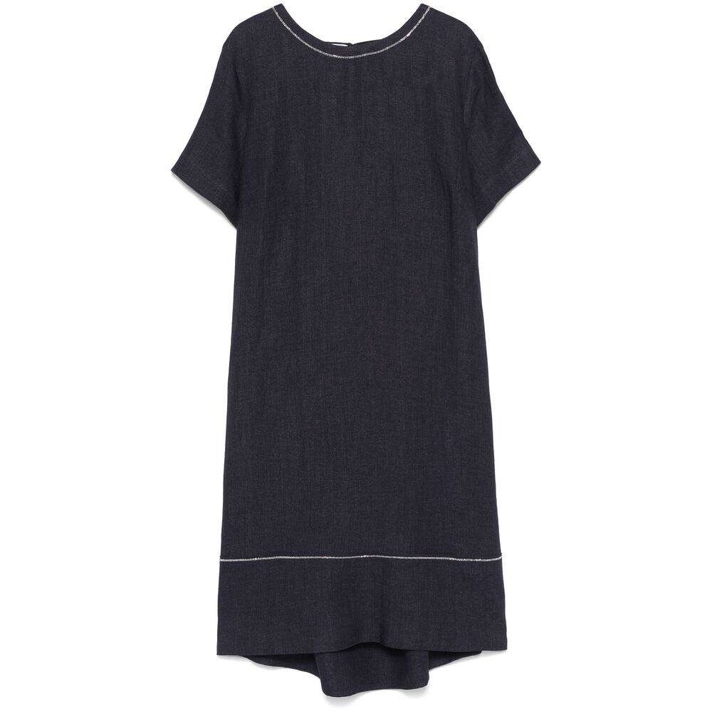 Peserico Slub-texture Midi Dress