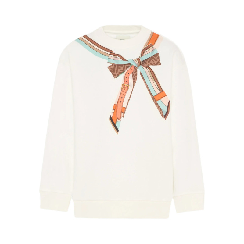 Fendi Bow Crew-neck Sweatshirt