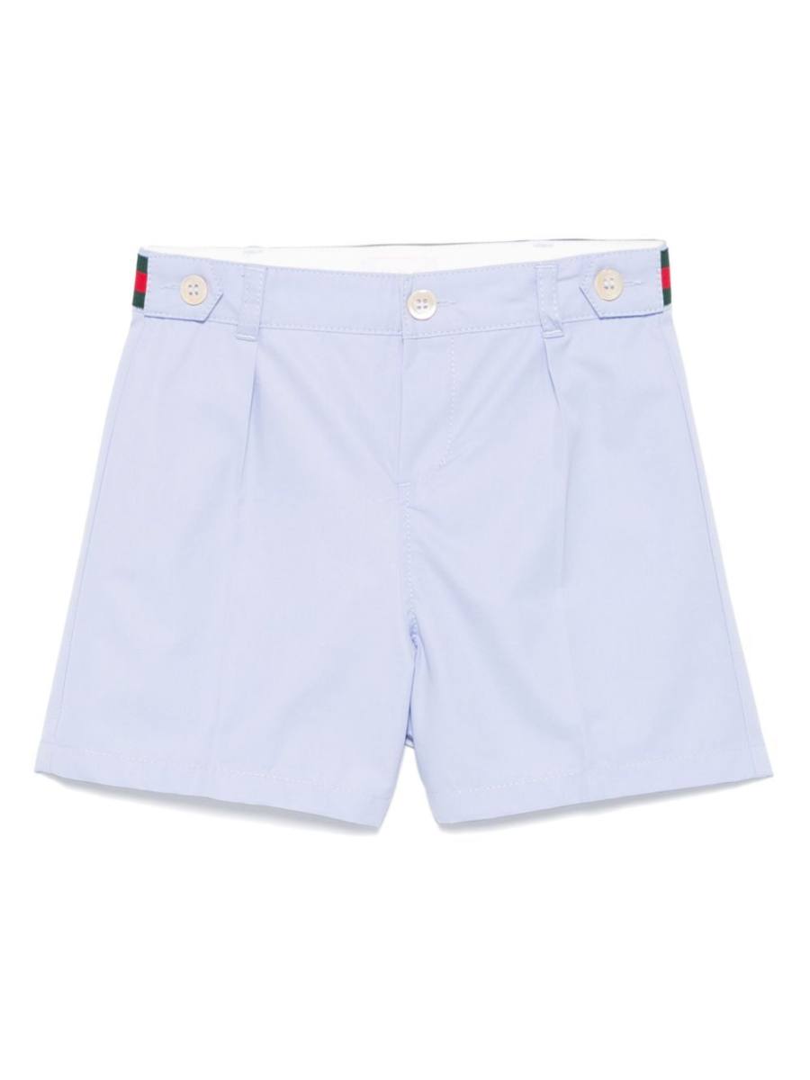 Web-stripe shorts