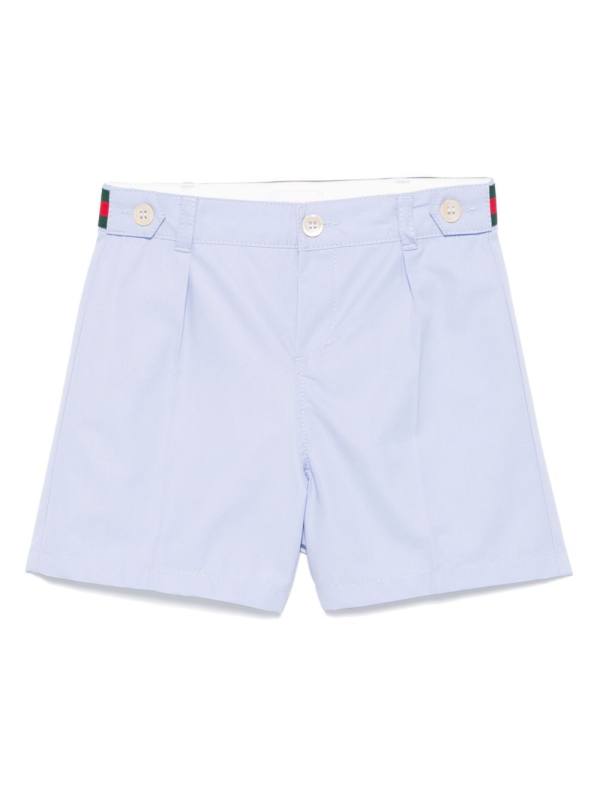 Web-stripe shorts