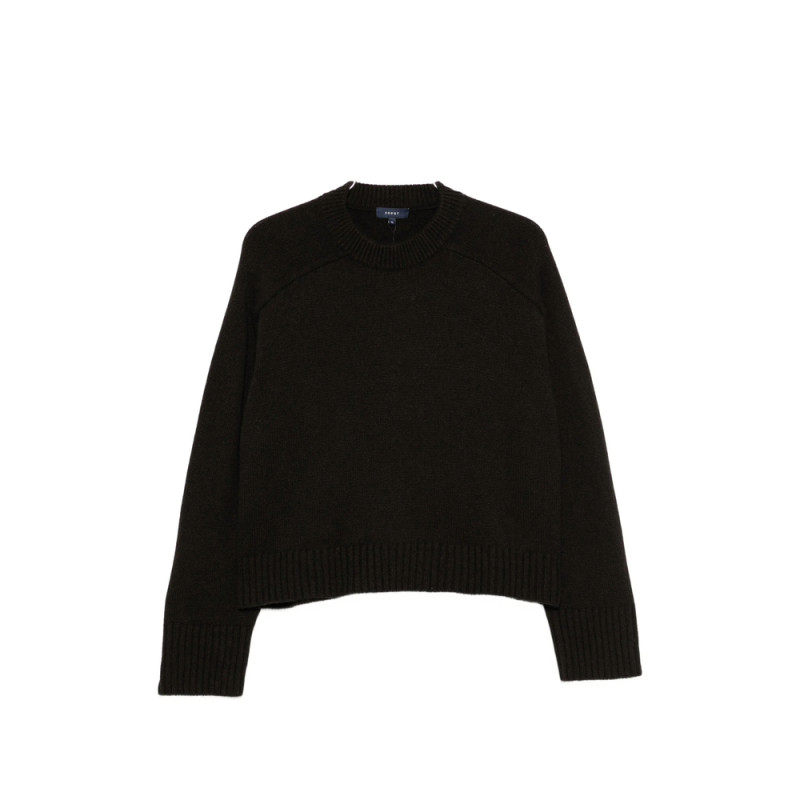 Soeur Will Raglan-sleeve Ribbed-trim Sweater