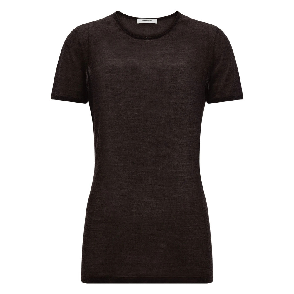 Ferragamo Crew-neck Knitted T-shirt
