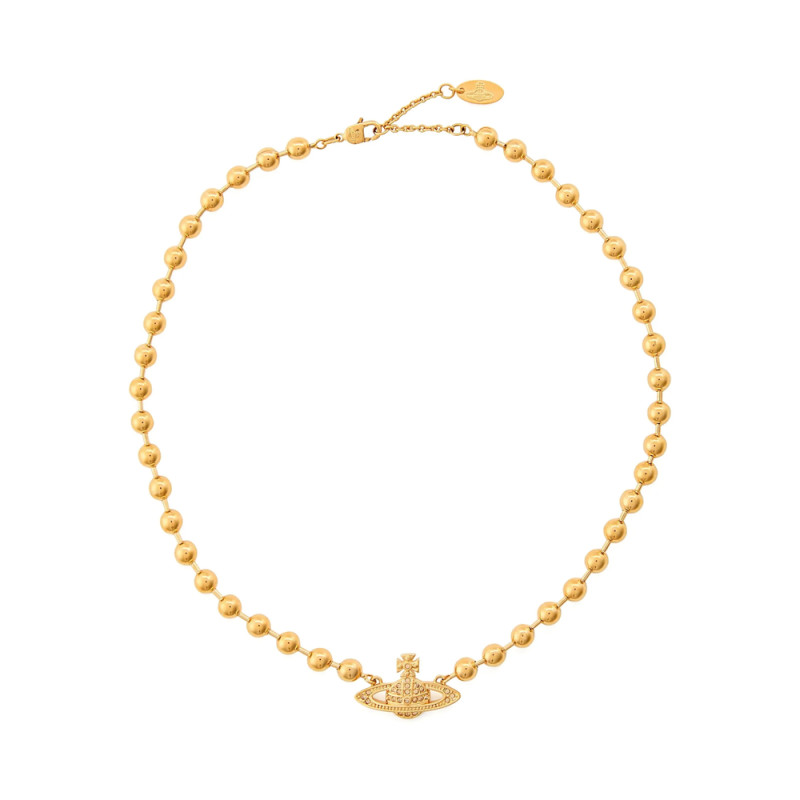 Vivienne Westwood Thames Mini Bas-relief Ball-chain Necklace