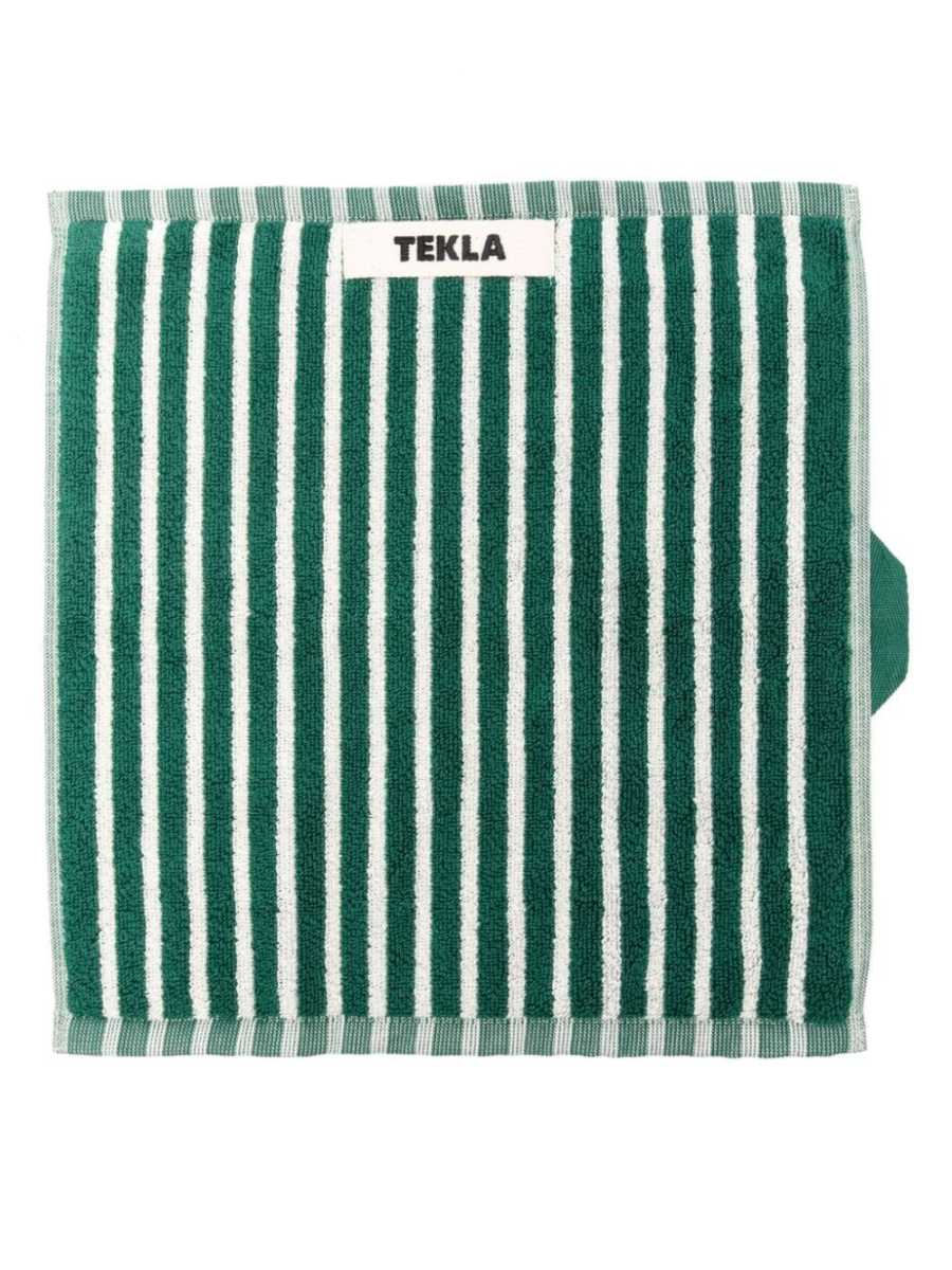 striped organic cotton towel (30cmx30cm)