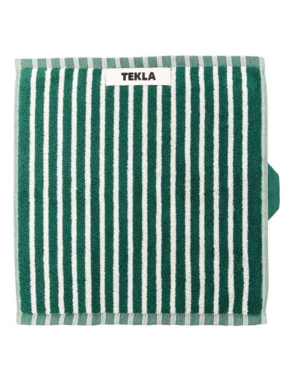striped organic cotton towel (30cmx30cm)