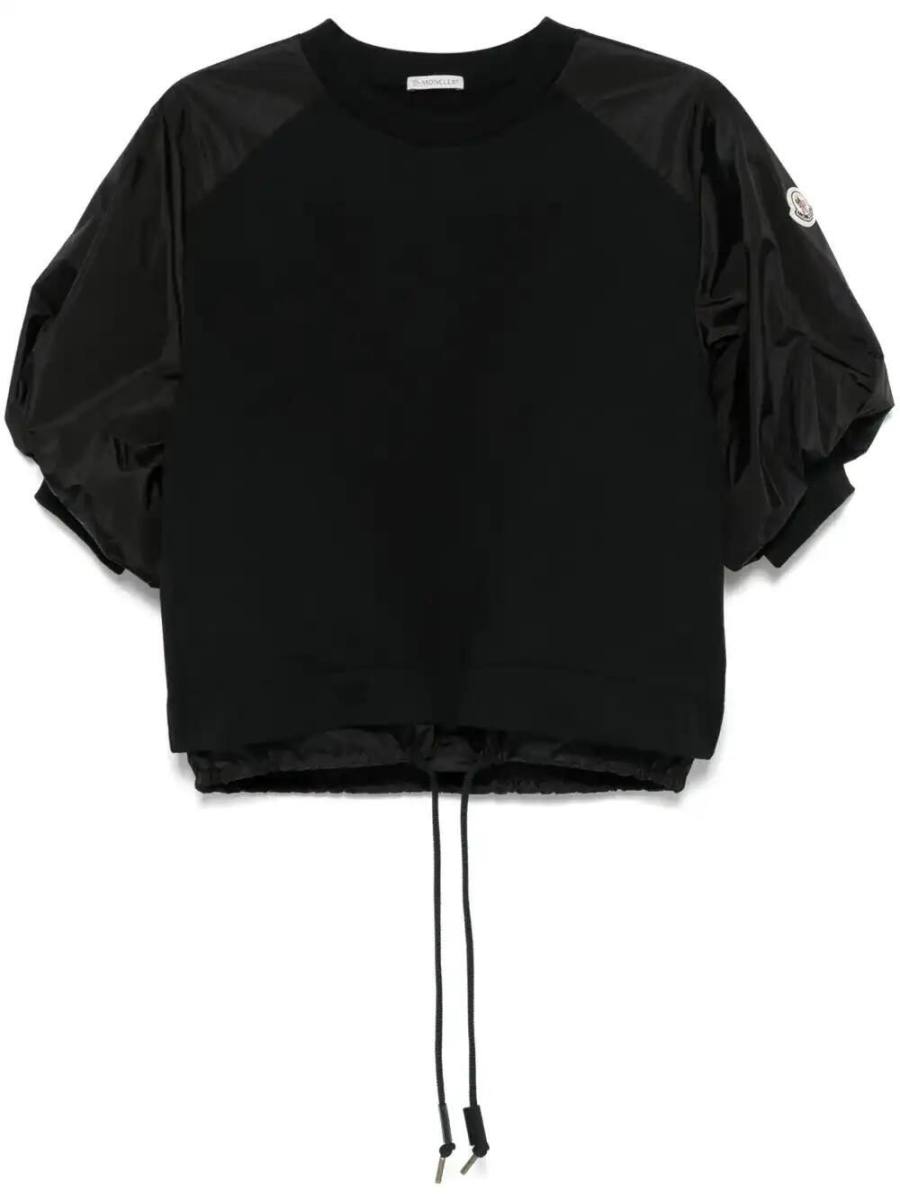 contrast-sleeves T-shirt