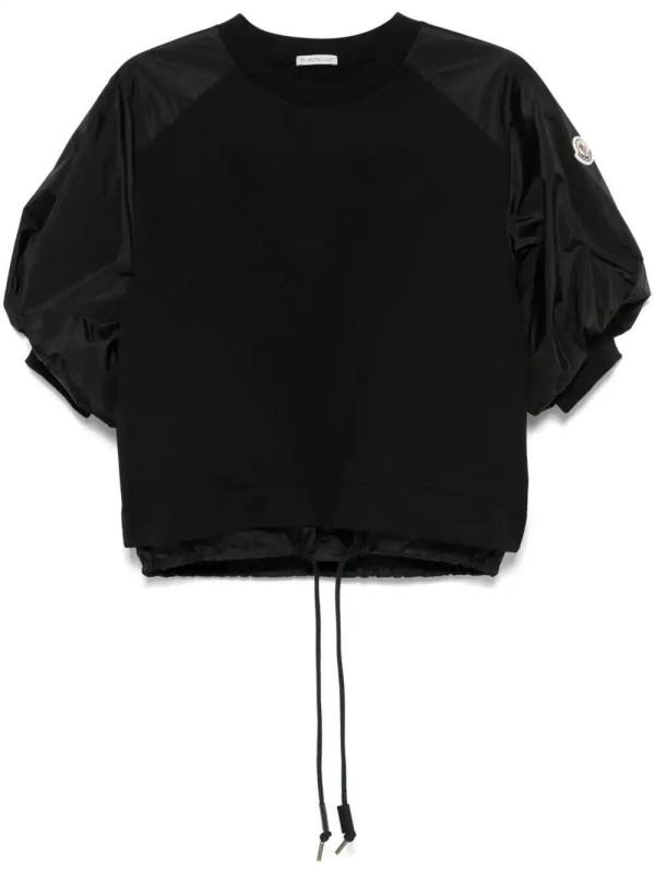 contrast-sleeves T-shirt