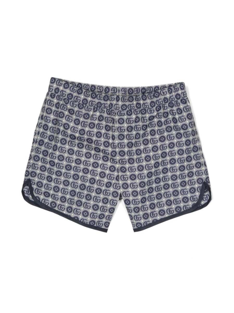 Double G logo-print shorts