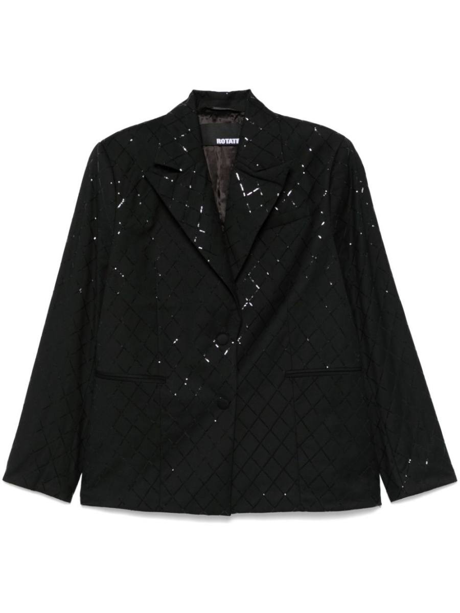 sequinned blazer